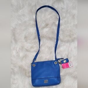 Juicy Couture Sweet Fantasy Crossbody Purse Blue & Gold